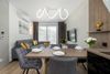 Living room and dining table